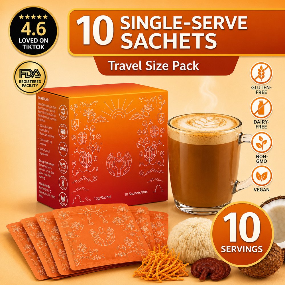 Mushroom Coffee Travel Pack