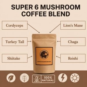 Super 6 Mushroom Coffee Blend
